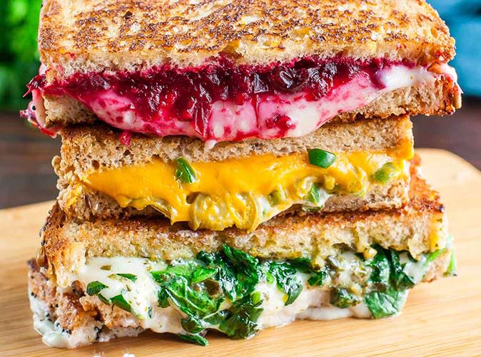 Vegan Grilled Cheese Sandwiches Three Ways
