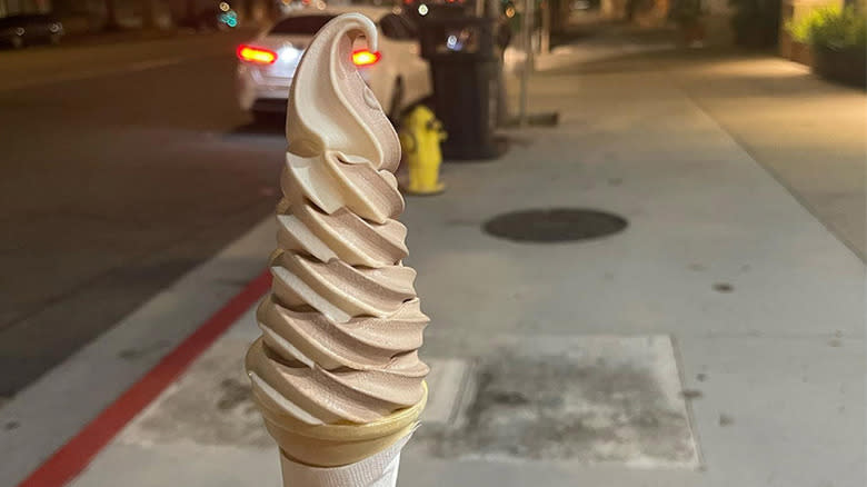 Chocolate soft serve