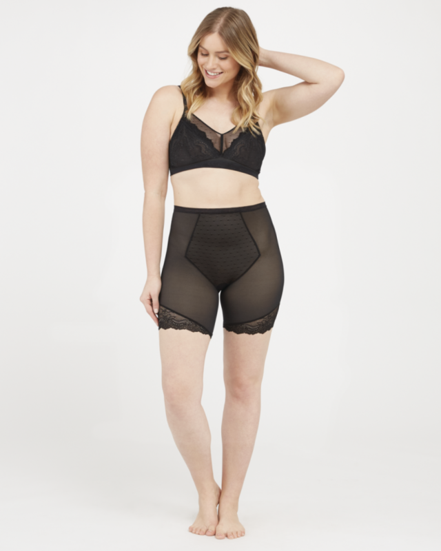 SPANX Plus Size Power Conceal-Her Mid-Thigh Short Natural Glam 3X at   Women's Clothing store