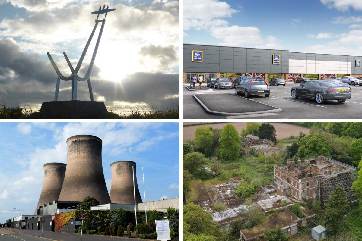 Clockwise from top left: Bolt of Lightning, Aldi, Daresbury Hall and Fiddler's Ferry <i>(Image: Newsquest)</i>