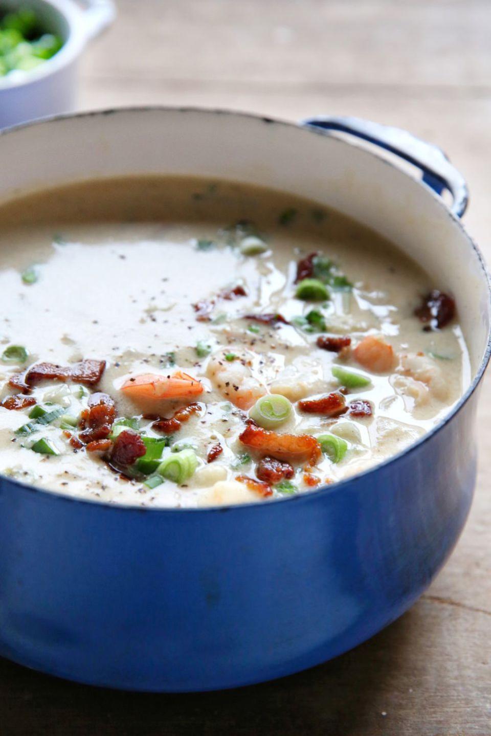 Shrimp N' Bacon Chowder