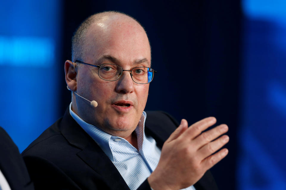 Steven Cohen, Chairman and CEO of Point72 Asset Management, speaks at the Milken Institute Global Conference in Beverly Hills, California, U.S., May 2, 2016. REUTERS/Lucy Nicholson