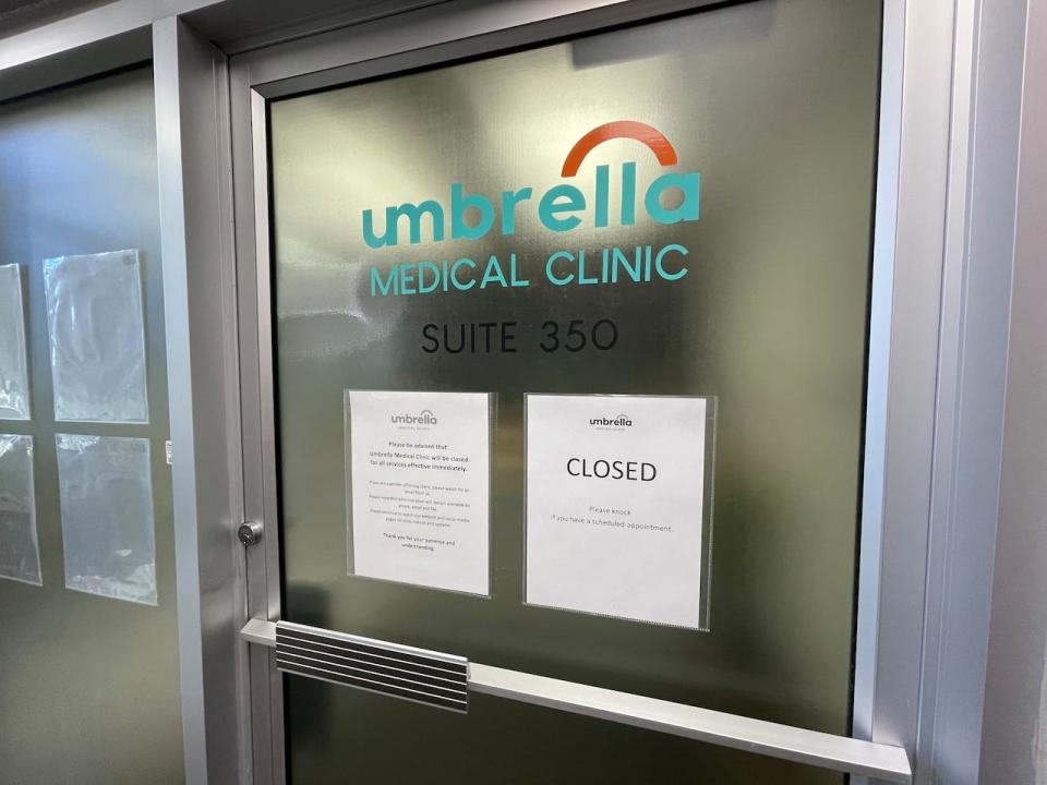 Umbrella Medical Clinic announced it was closing as of January 29, 2024. 