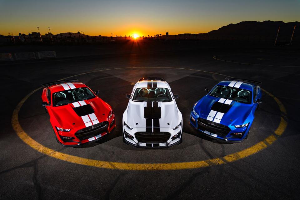 <p>With the arrival of the 2020 Shelby GT500, the Mustang lineup is nearly as comprehensive as the Porsche 911 range. Think of the Shelby GT350 as Ford's 911 GT3, while the GT500 is the metaphorical 911 GT2 RS.</p>