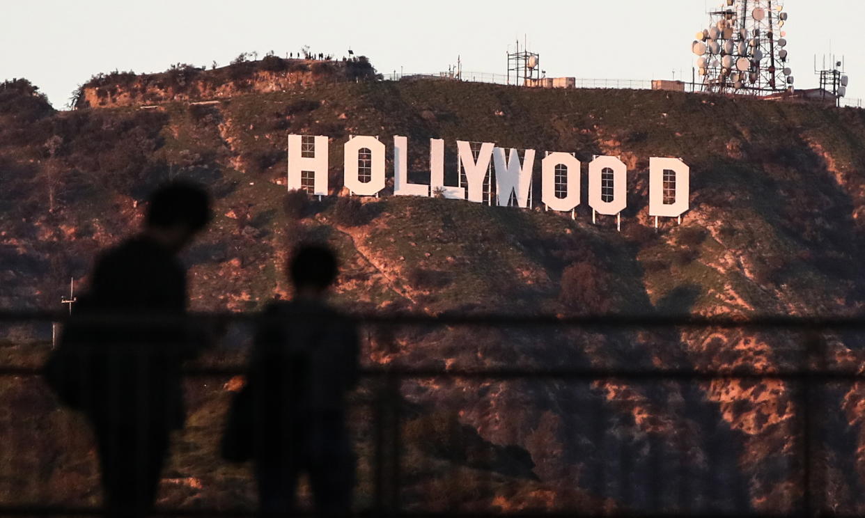 The Hollywood sign is said to be haunted by actress Peg Entwistle, who died there in the 1930s.