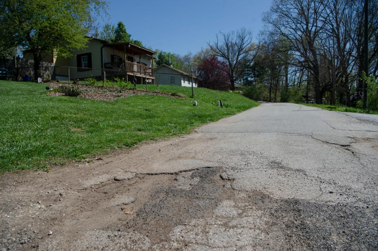 The city plans to repave portions of Oak Hill Circle and the neighboring Oak Hill Drive.