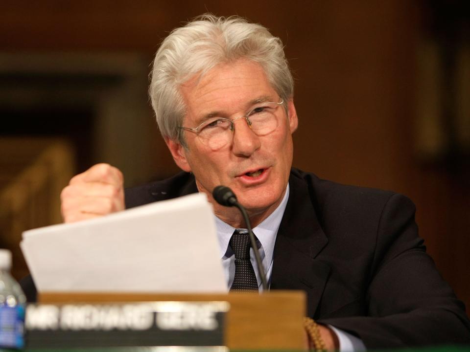 Richard Gere testifies before Congress