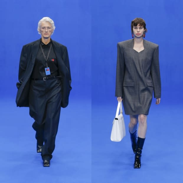 Looks from Balenciaga's Spring 2020 collection.<p>Photo: Imaxtree</p>