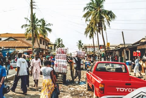 Markets on the streets of Accra in Ghana - Credit: Peeter Viisimaa/peeterv