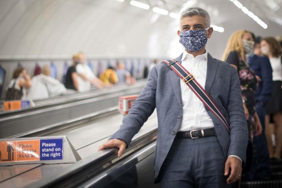 London mayor Sadiq Khan(PA)