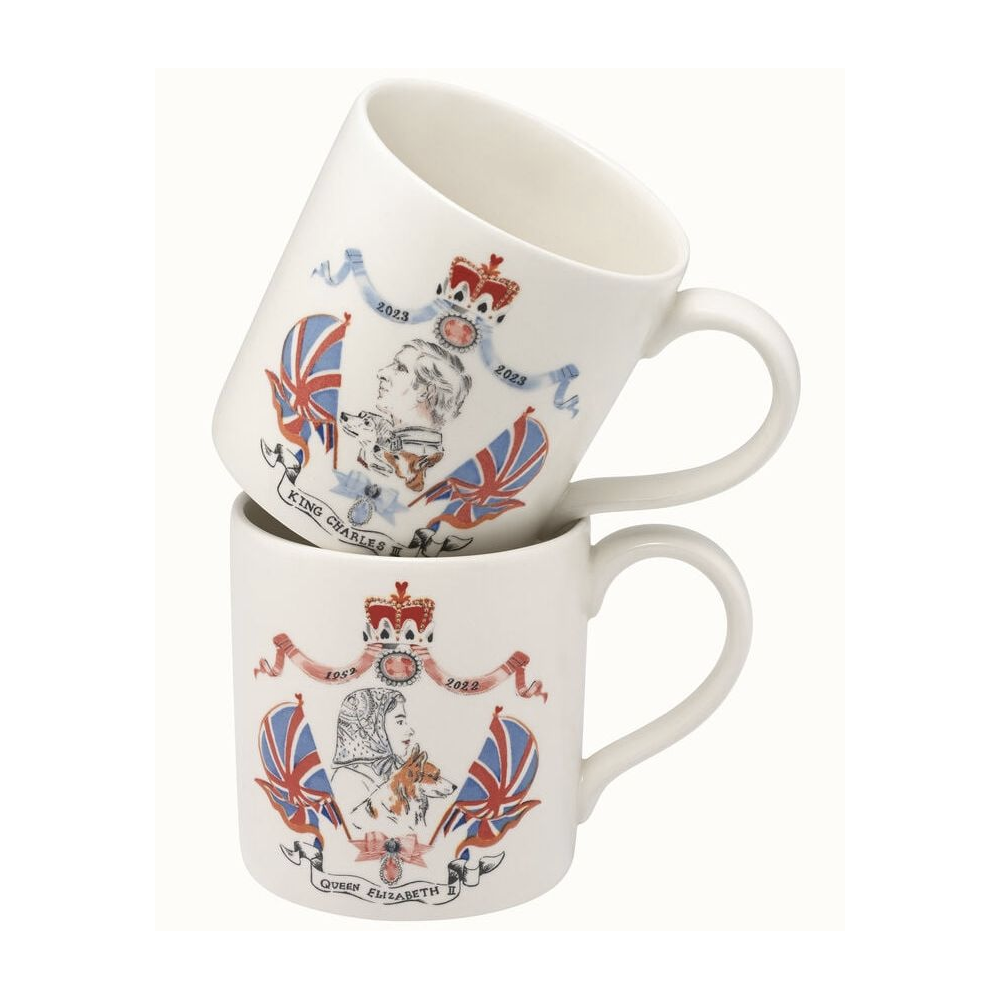 <p><a href="https://www.cathkidston.com/en-gb/home/kitchen/mugs/106555019014.html" rel="nofollow noopener" target="_blank" data-ylk="slk:Shop Now;elm:context_link;itc:0;sec:content-canvas" class="link rapid-noclick-resp">Shop Now</a></p><p>Coronation King & Queen Royal Stafford Boxed Mug Set</p><p>$21.00</p><p>cathkidston.com</p>