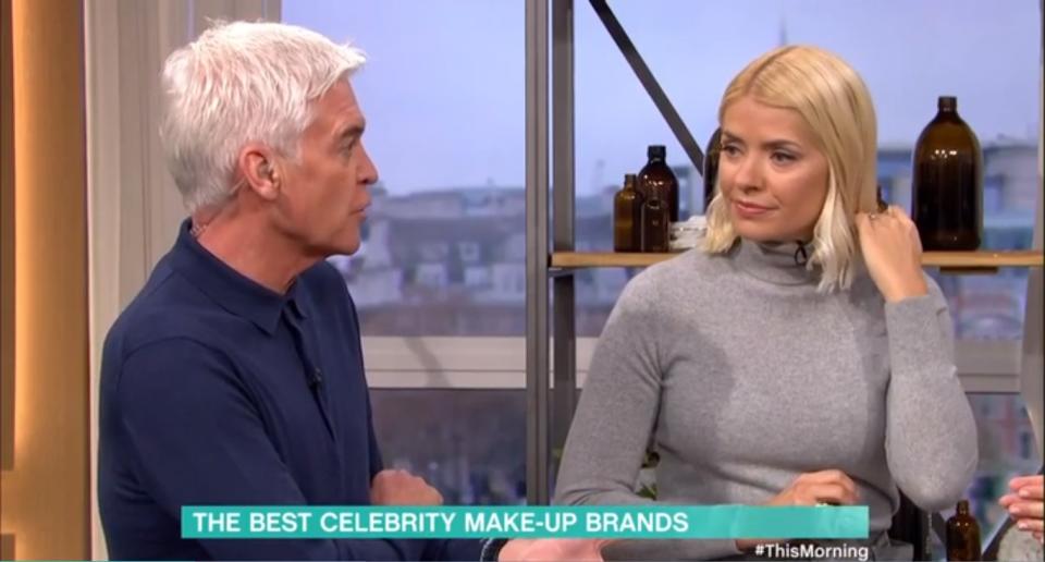 Phillip Schofield said he wouldn't know which Claudia they were taling about (Credit: ITV)