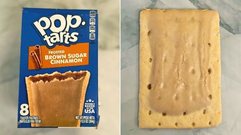 Frosted Brown Sugar Cinnamon box and Pop-Tart