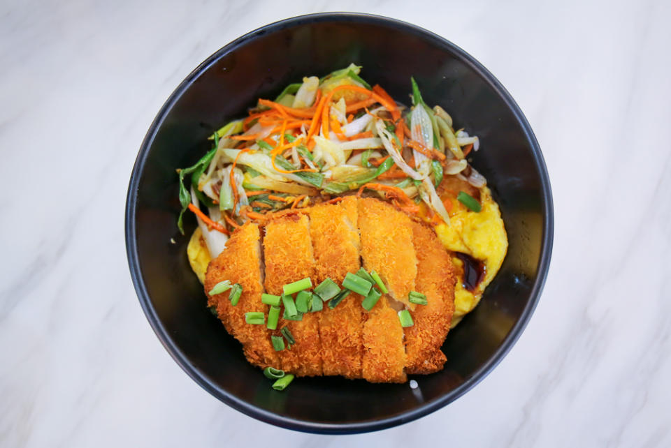 mr ramen - katsu pork cutlet rice bowl