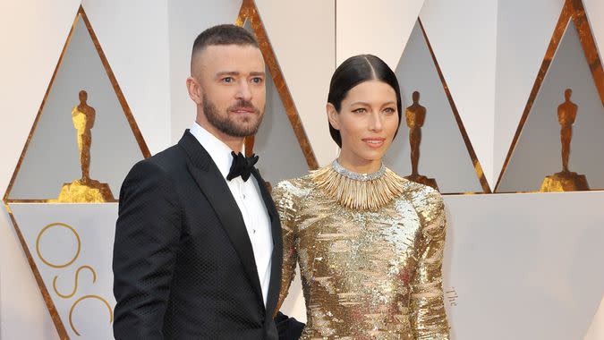 Justin Timberlake and Jessica Biel