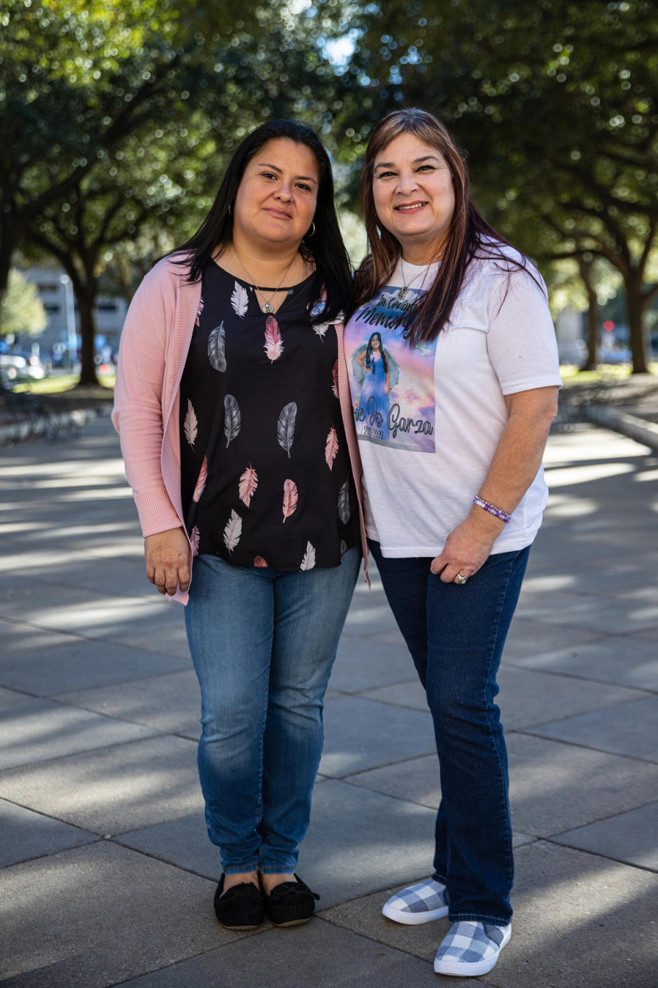 Gloria Cazares and Berlinda Arreola uvalde mothers