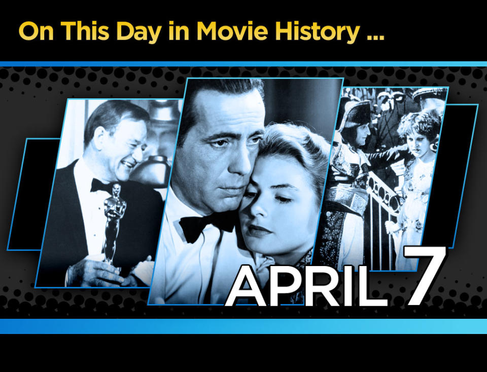 on this day in movie history April 7 Title Card