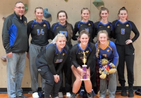 The Mt. Markham Mustangs swept through 10 games against teams from five other schools Saturday to win Dolgeville's annual Finale Tournament.