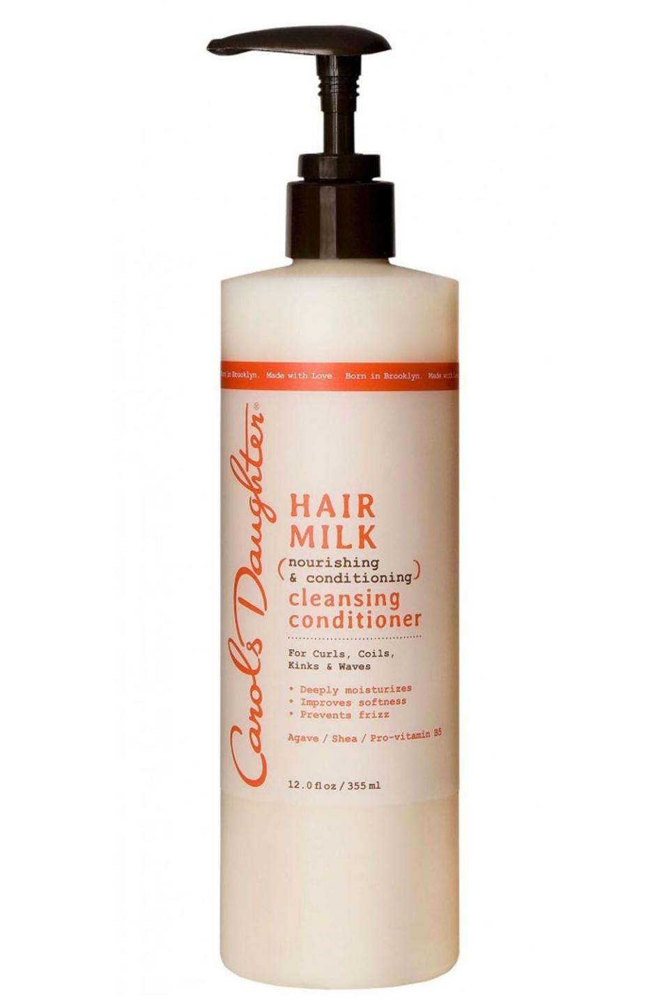 9) Carol’s Daughter Hair Milk Cleansing Conditioner