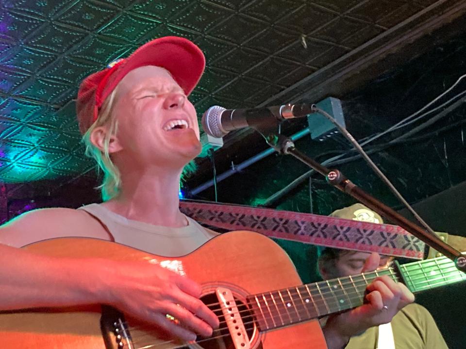 Maryse Smith performs May 6, 2023 at The Monkey House in Winooski during the Waking Windows festival.