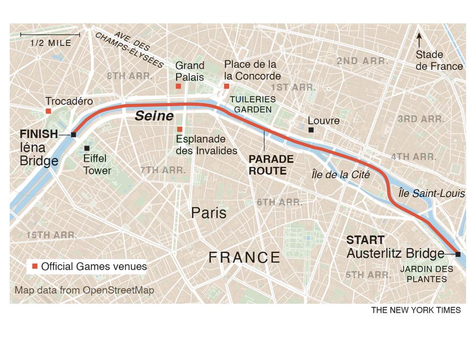 Una persona sale de la estación de metro de París, el 4 de abril de 2024. (Dmitry Kostyukov/The New York Times).