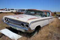 <p>It’s almost as if someone has been polishing the chrome on this 1964 Mercury Park Lane Breezeway hardtop <span>saloon</span>, such is the way it gleams in the Idaho sunshine. Only 2420 buyers parted company with the $3413 needed to secure a brand new one, and very few exist today.</p>