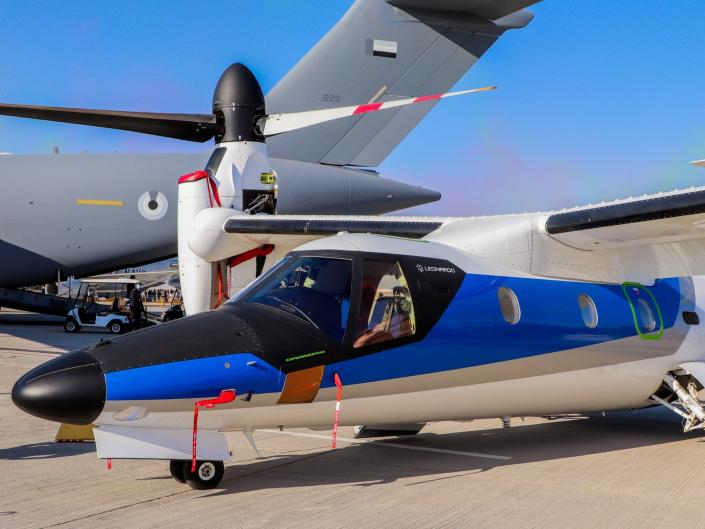 Leonardo AW609 Tiltrotor Dubai Airshow 2021