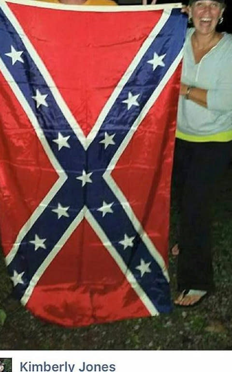 Keaton Jones Confederate flag - Credit: Facebook/Kimberley Jones 