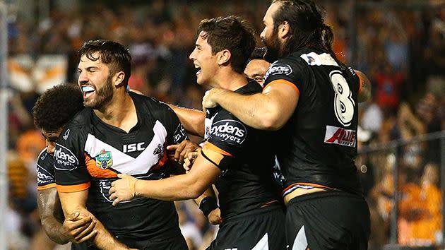 Tedesco, Moses and Woods. Image: Getty