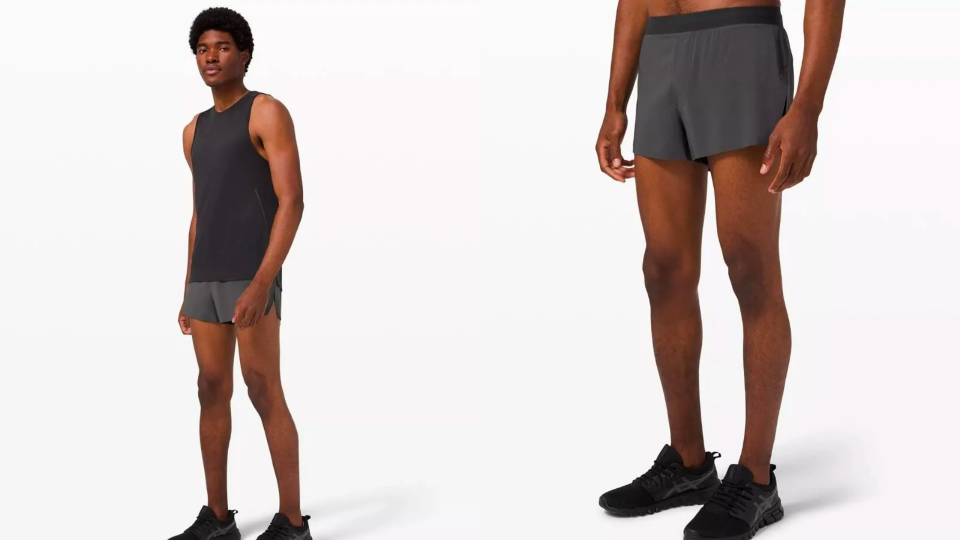 These 3-inch running shorts are breezy and casual.