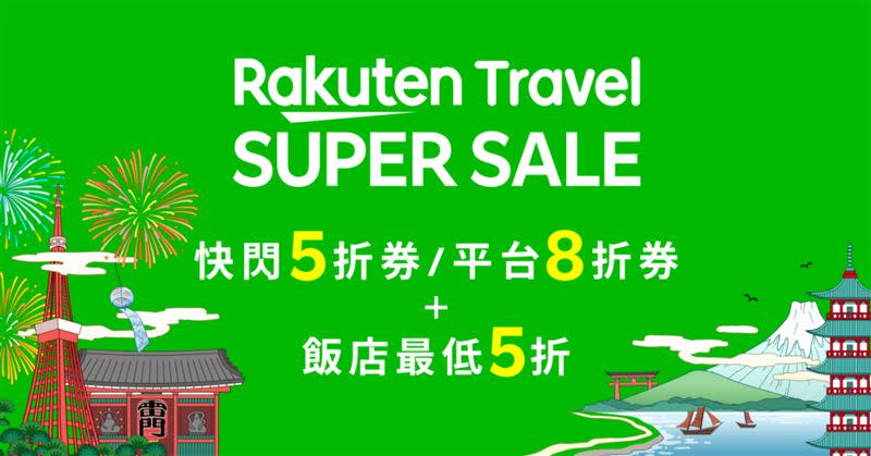 樂天旅遊6月4日至20日再推六月SUPER SALE訂房折扣，折扣下殺低於三折，還有限量400名的「快閃優惠券」。（圖／飯店旅宿業者提供）