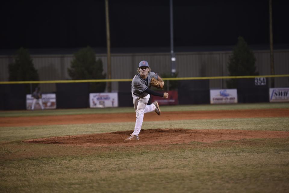 Brock Roundy threw six innings of shutout baseball for the Sentinels Thursday.