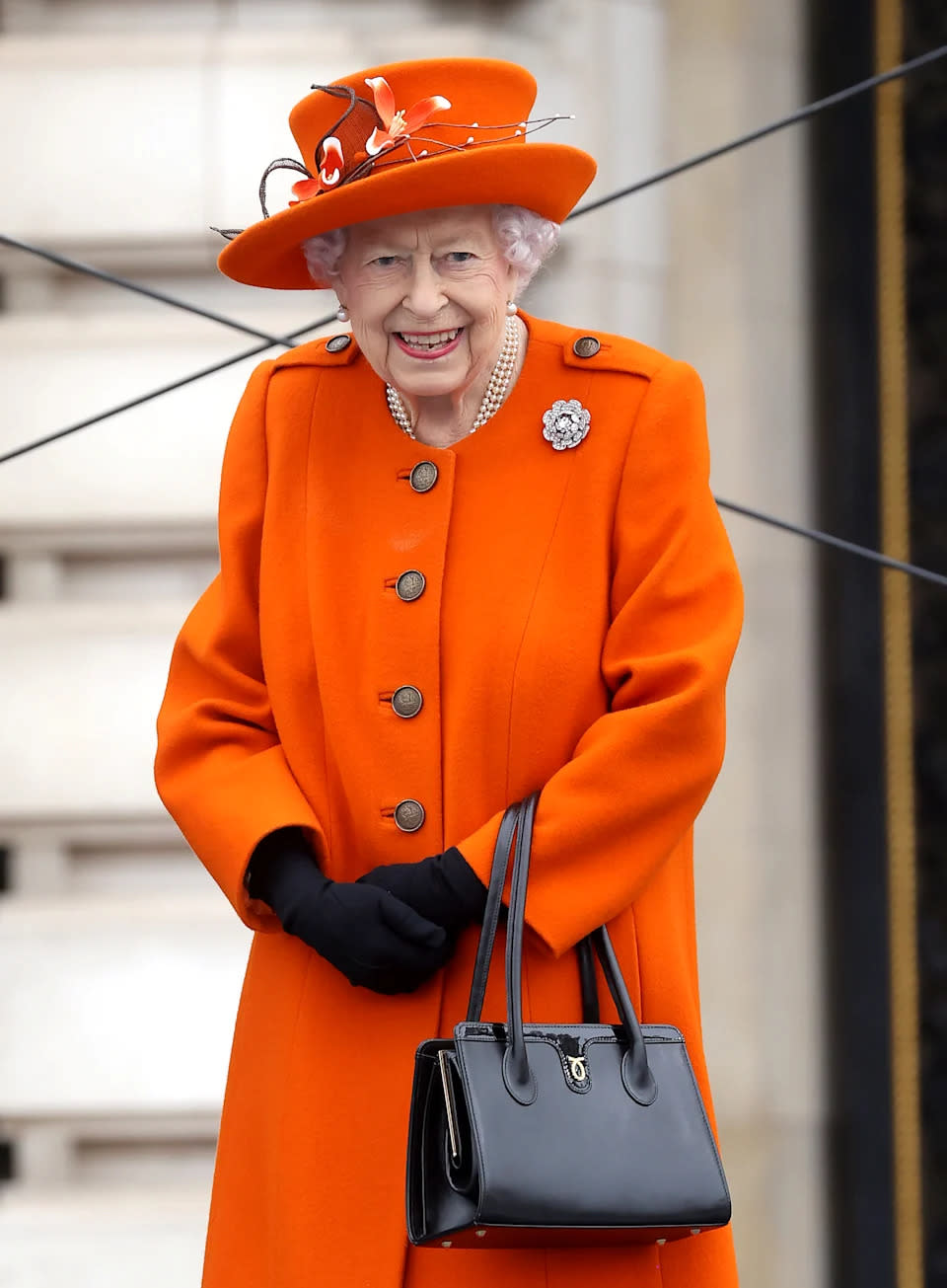 Die Königin bei der Eröffnung des Staffellaufs der Commonwealth Games 2022 im Buckingham Palace im Oktober 2021. (Bild: Getty Images)