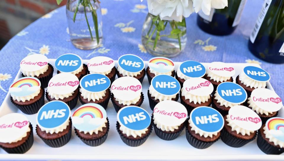 Volunteers baked cupcakes for the initiative, which has raised over £250,000 to support frontline workers and the most vulnerable (Tania Ahearne / Critical NHS)