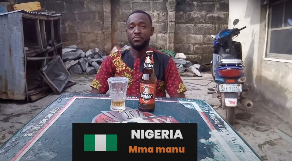 "Cheers" from Nigeria
