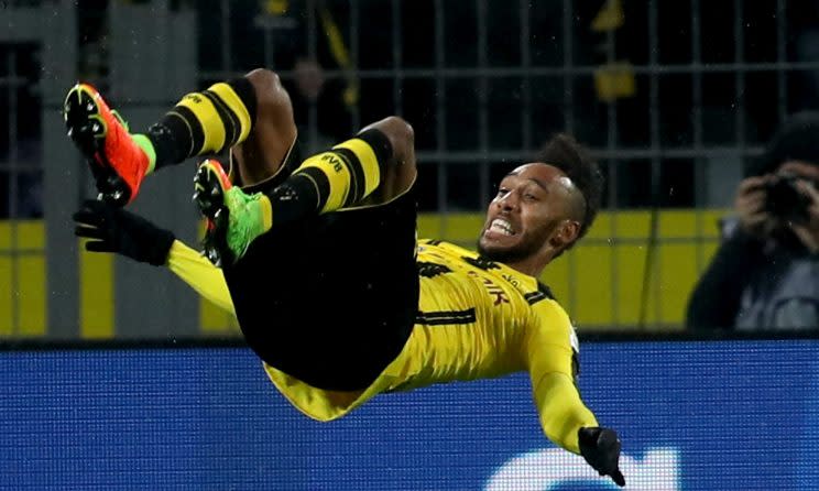 Pierre-Emerick Aubameyang will auch im Derby gegen Schalke jubeln (Foto: Getty Images)