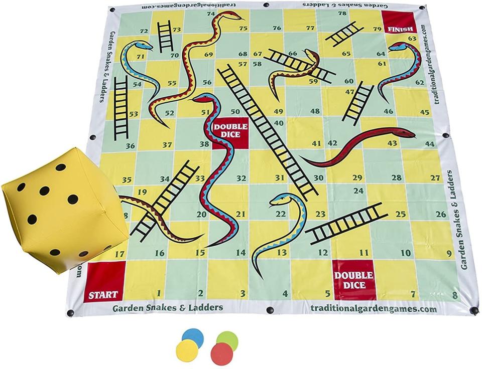 Traditional Garden Games Garden Snakes and Ladders 