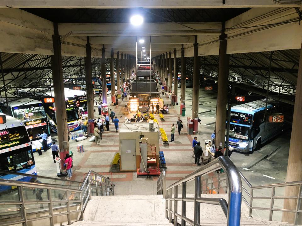 Thai bus station