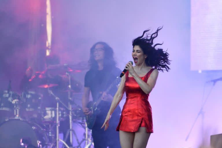 Marina, en el primer día de Lollapalooza 2022