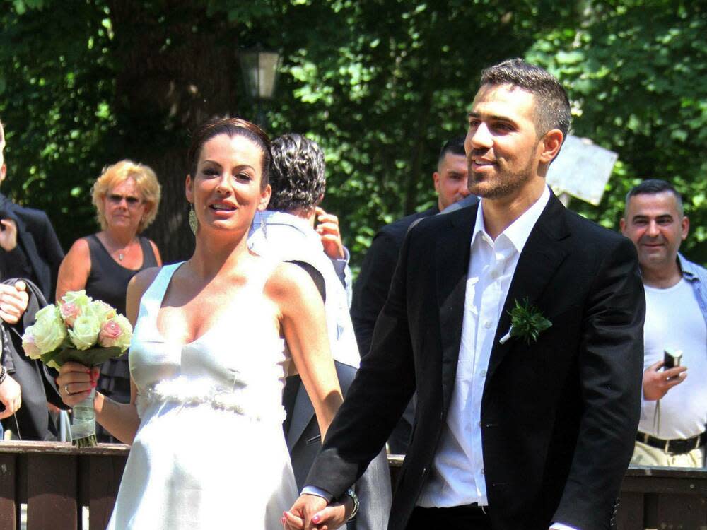 Bushido und Anna-Maria Ferchichi bei ihrer Hochzeit 2012. (Bild: IMAGO / Eventpress)