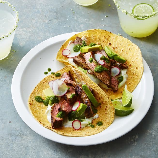 Grilled Tequila Steak Tacos