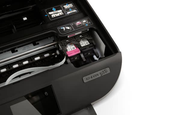 The HP ENVY Zero-Gravity Printer still uses standard inkjet ink