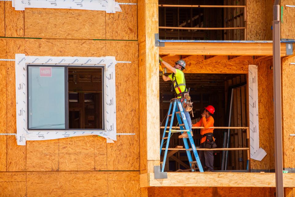 Housing construction in Tempe on July 27, 2023.