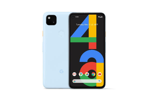 Google Pixel 4a Barely Blue