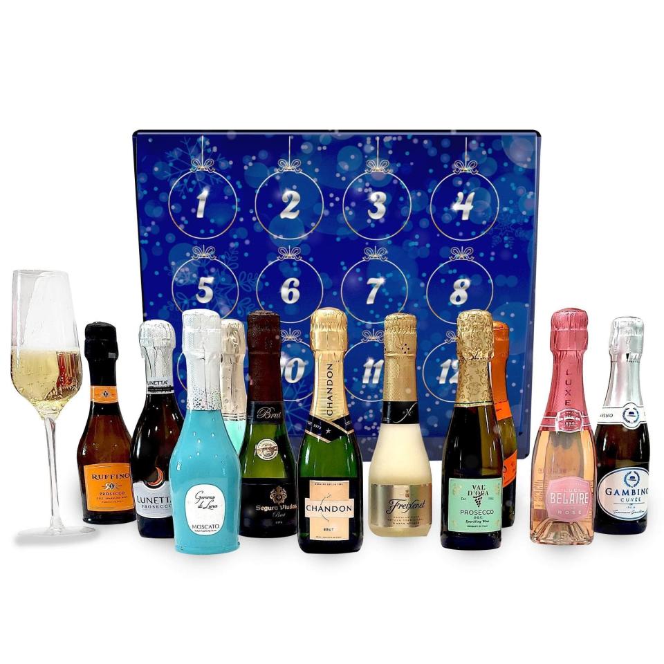 <p><a href="https://go.redirectingat.com?id=74968X1596630&url=https%3A%2F%2Fwww.givethembeer.com%2Fproducts%2Fsparkling-wine-advent-calendar&sref=https%3A%2F%2Fwww.bestproducts.com%2Feats%2Fdrinks%2Fg3453%2Fwine-advent-calendars%2F" rel="nofollow noopener" target="_blank" data-ylk="slk:Shop Now;elm:context_link;itc:0;sec:content-canvas" class="link ">Shop Now</a></p><p>Sparkling Wine Advent Calendar</p><p>$119.00</p><p>givethembeer.com</p>