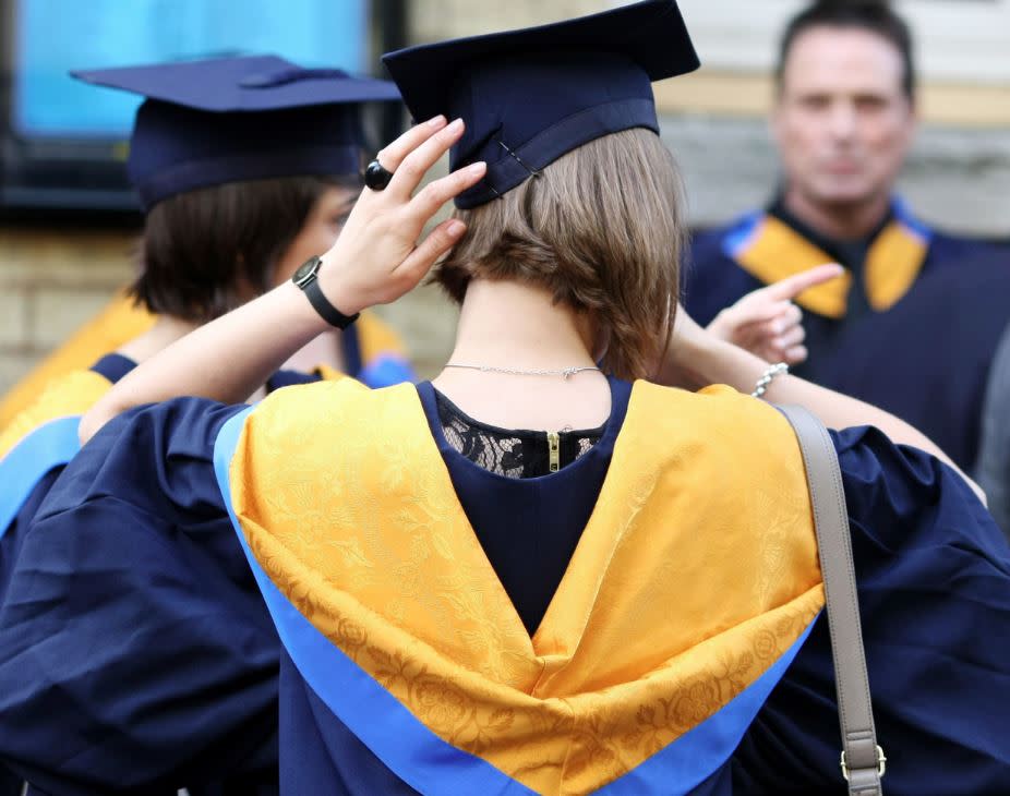 Student numbers have been falling (PA)
