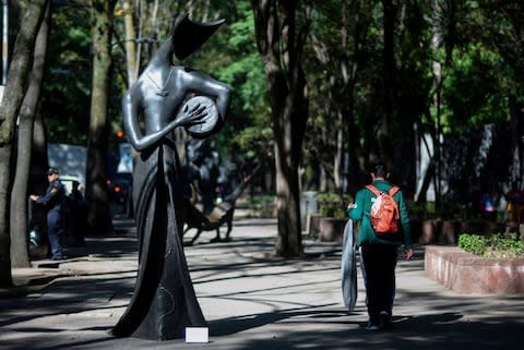 A Carrington sculpture in Mexico City - Credit: GETTY