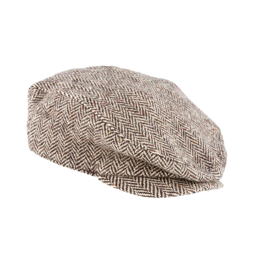 Ralph Lauren Blue Label herringbone newsboy hat, $165