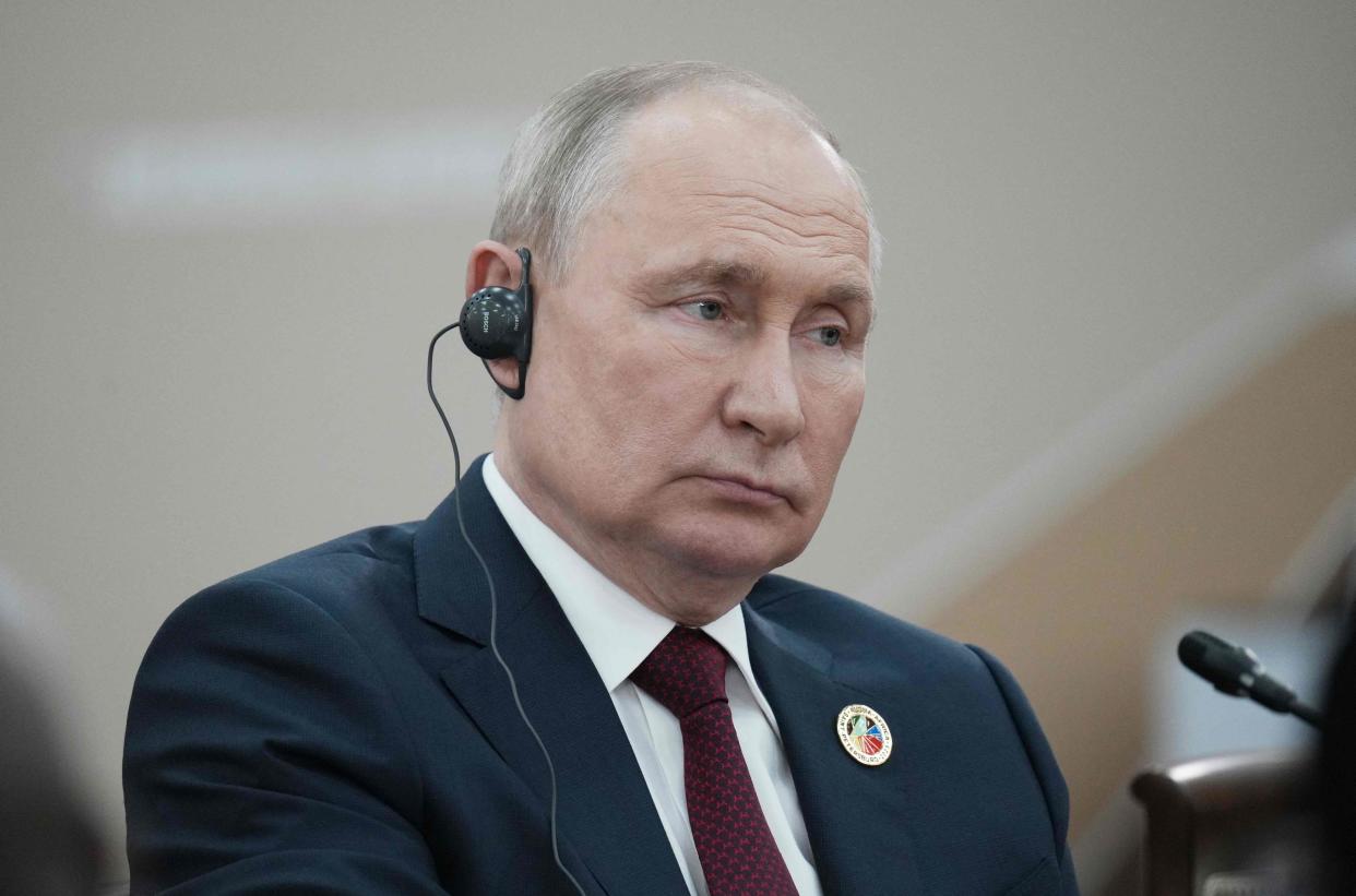 Vladimir Putin has admitted that Ukrainian attacks have intensified in recent days (POOL/AFP via Getty Images)