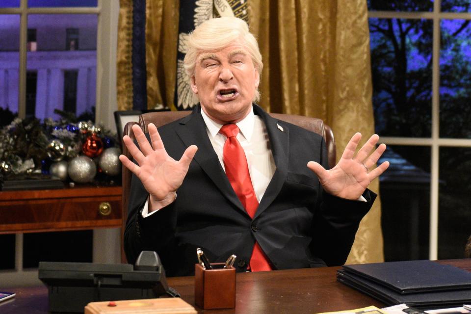Alec Baldwin thinks he'll return to Saturday Night Live as Trump 'but not a whole lot'